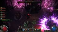 Look for the clone that has a purple AOE they're channeling. Stand in the center to not take damage, but you don't have much time to make a move (Image via GGG)